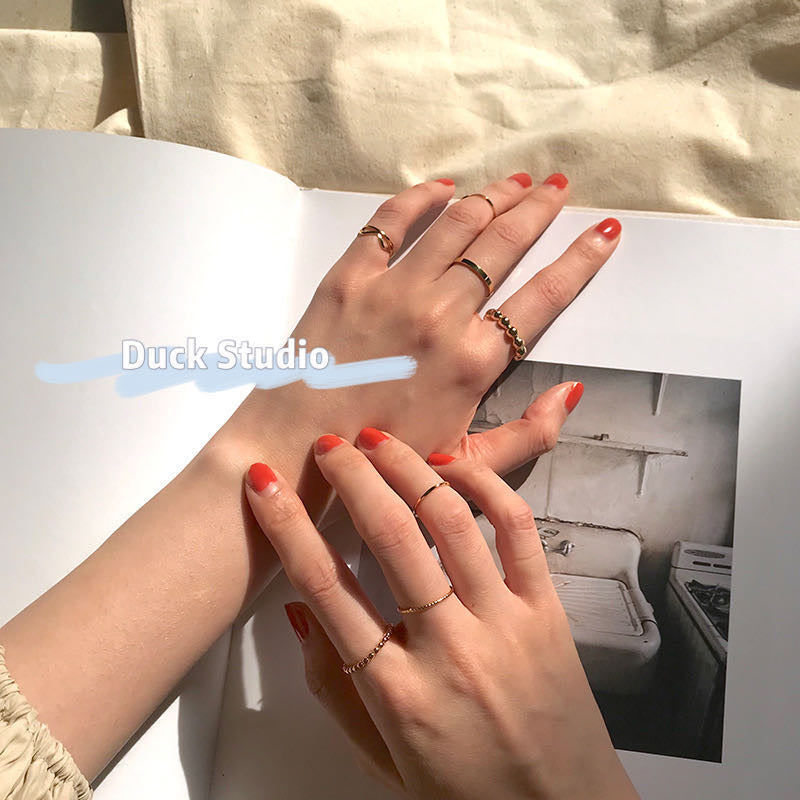 Gold-Plated Ring Sets