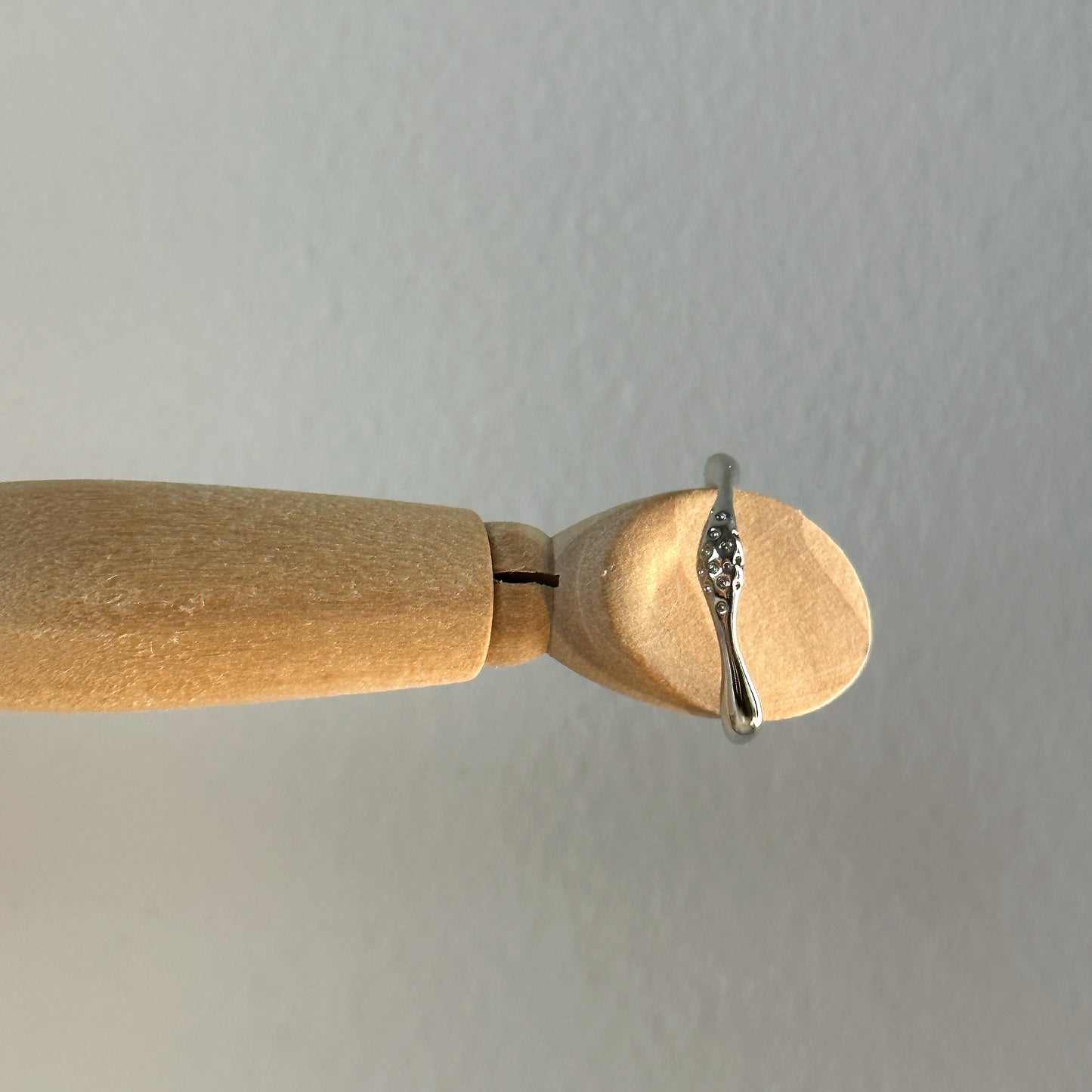 Silver-Plated Irregular Shape Ring