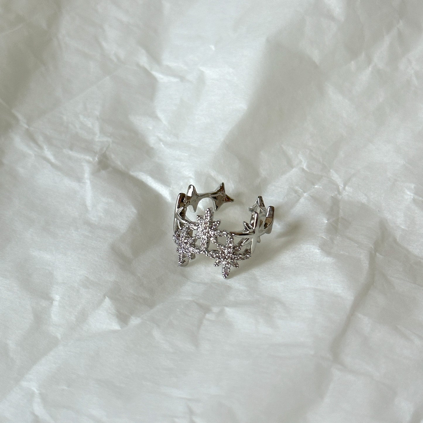 Silver Pentagram Ring