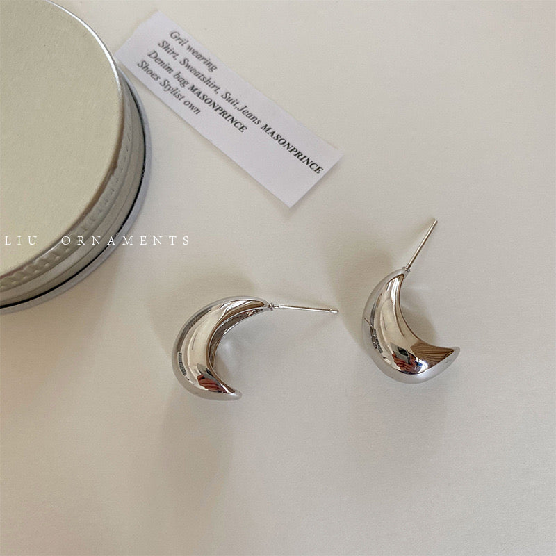 Silver Plated Stud Earrings