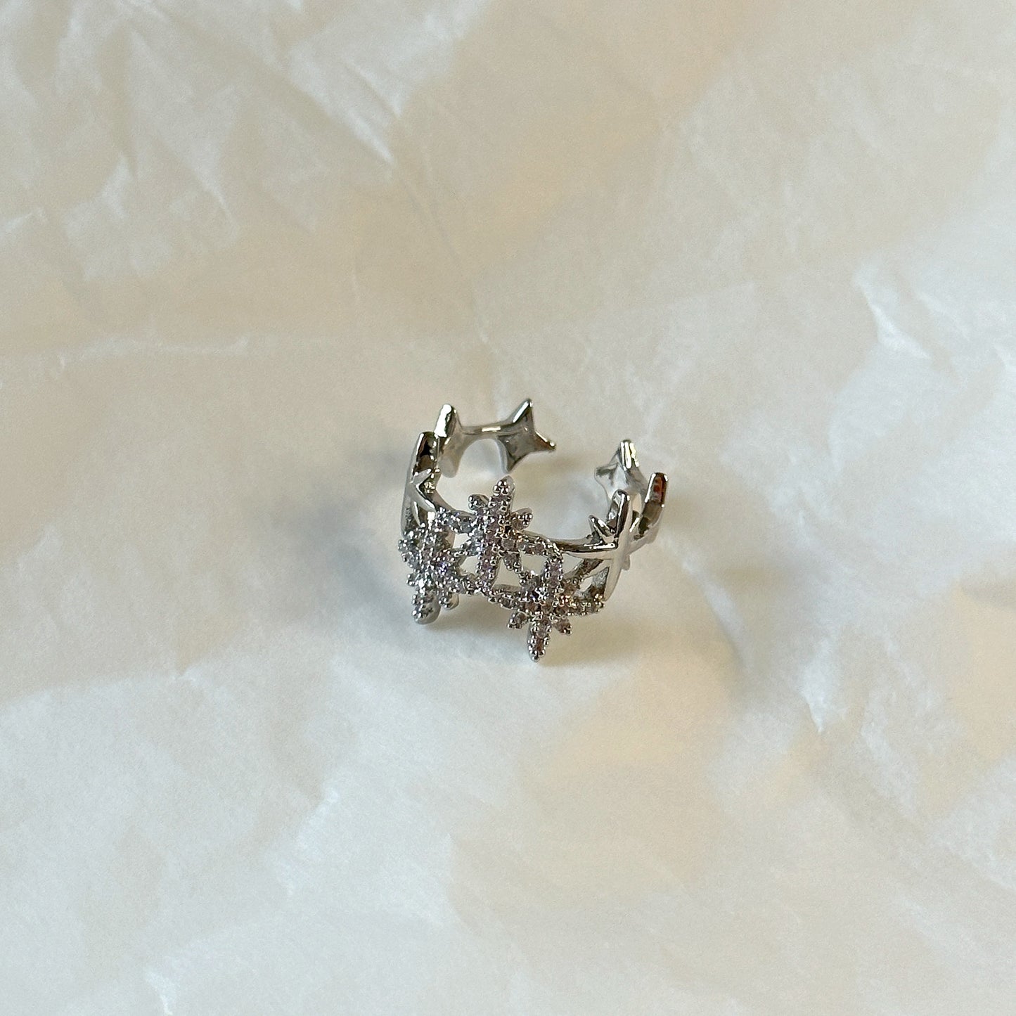 Silver Pentagram Ring