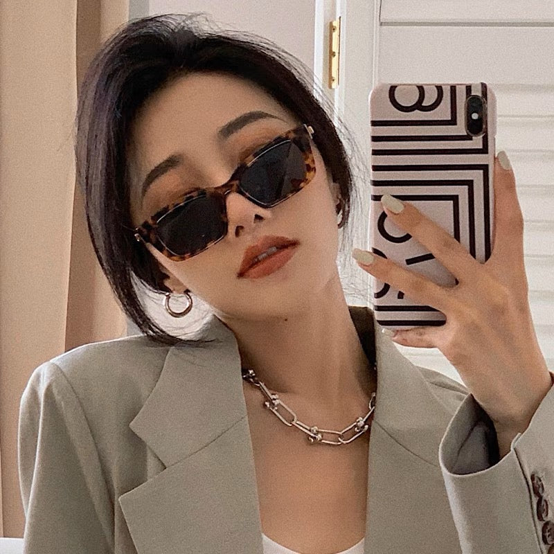Amber Square Sunglasses
