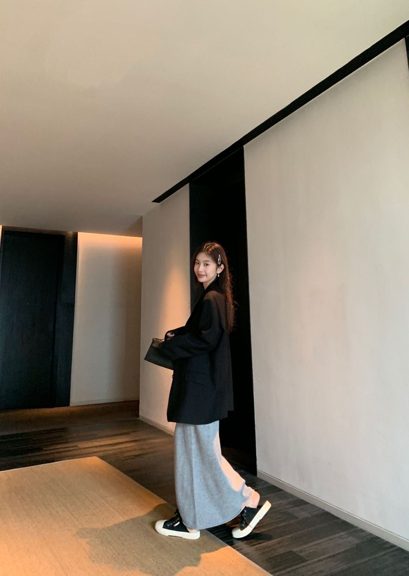 全羊毛舒适针织半裙Wool Knitted Skirt