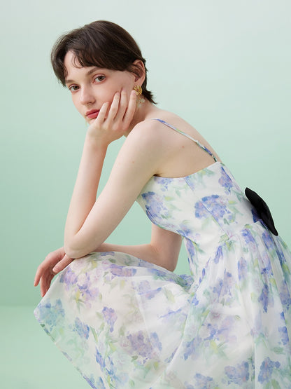 30%OFF_蓝色蝴蝶短款连衣裙🦋French Impression Dress