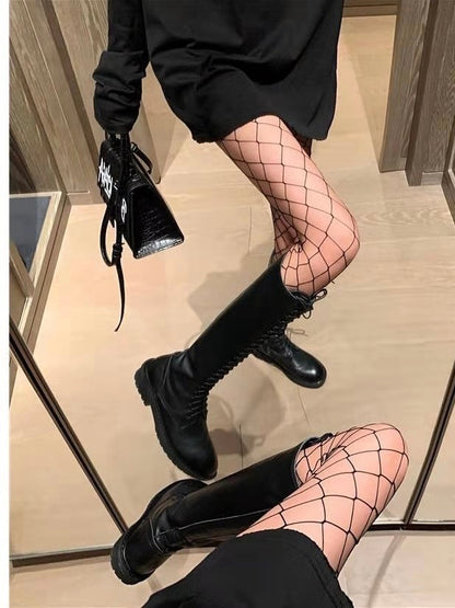 黑色渔网袜Black Fishnet Stocking