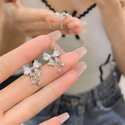 Butterfly Crystal Stud Earrings