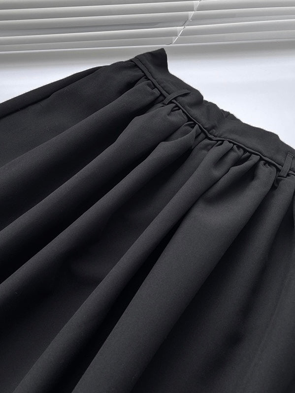 30%OFF_山本暗黑蓬蓬裙Salline Pleated Skirt