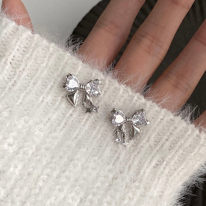 Butterfly Crystal Stud Earrings