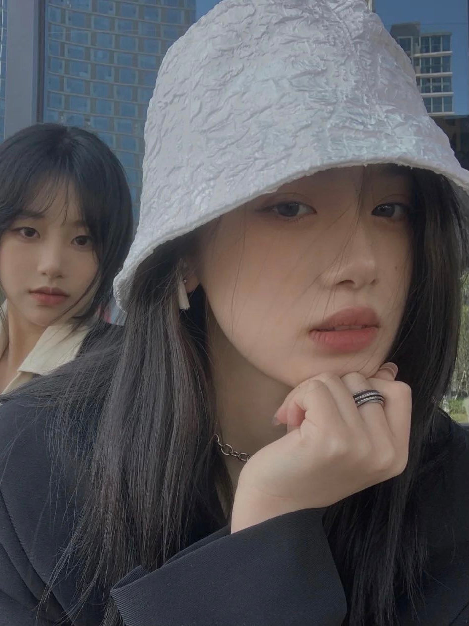 Crinkled Bucket Hat
