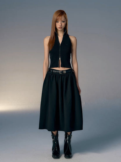 30%OFF_山本暗黑蓬蓬裙Salline Pleated Skirt