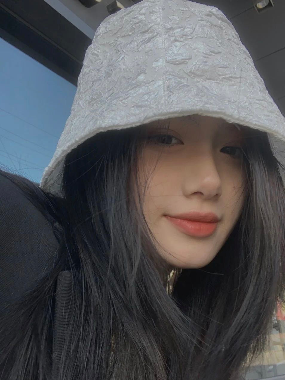 Crinkled Bucket Hat