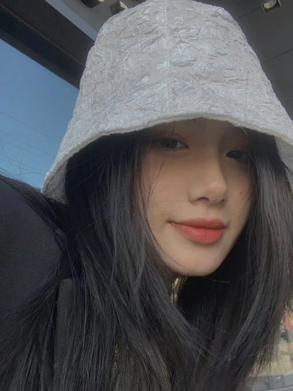 Crinkled Bucket Hat