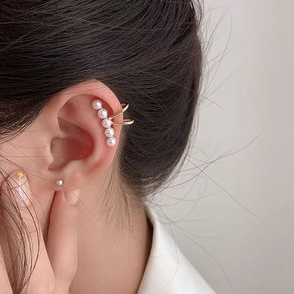 1 Piece Pearl Ear Cuff