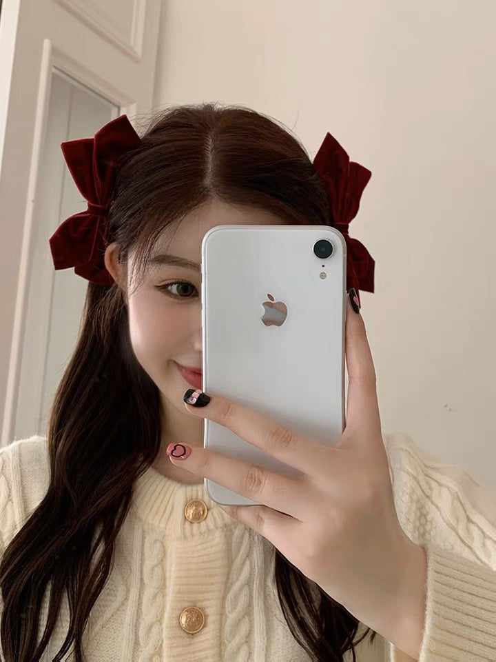 1 Piece Velvet Hair Clip