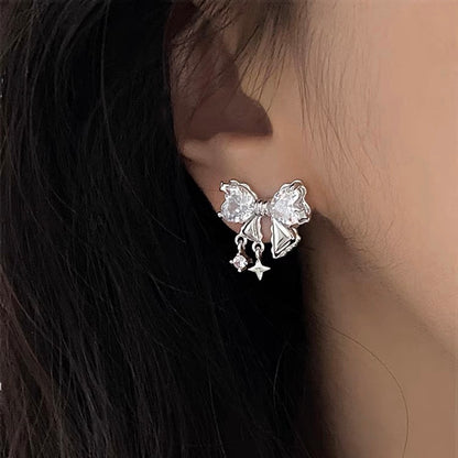 Butterfly Crystal Stud Earrings