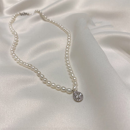 Multilayer Chain Pearl Necklace