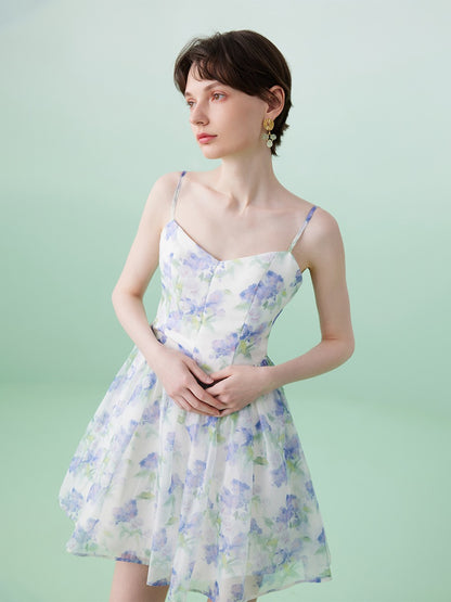 30%OFF_蓝色蝴蝶短款连衣裙🦋French Impression Dress