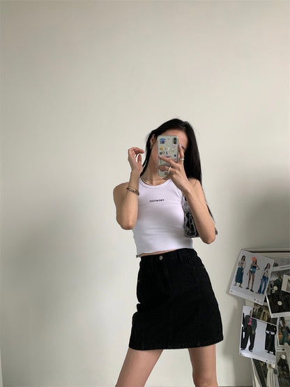 20%OFF_百搭度假工字背心"Vacation" Sleeveless Top