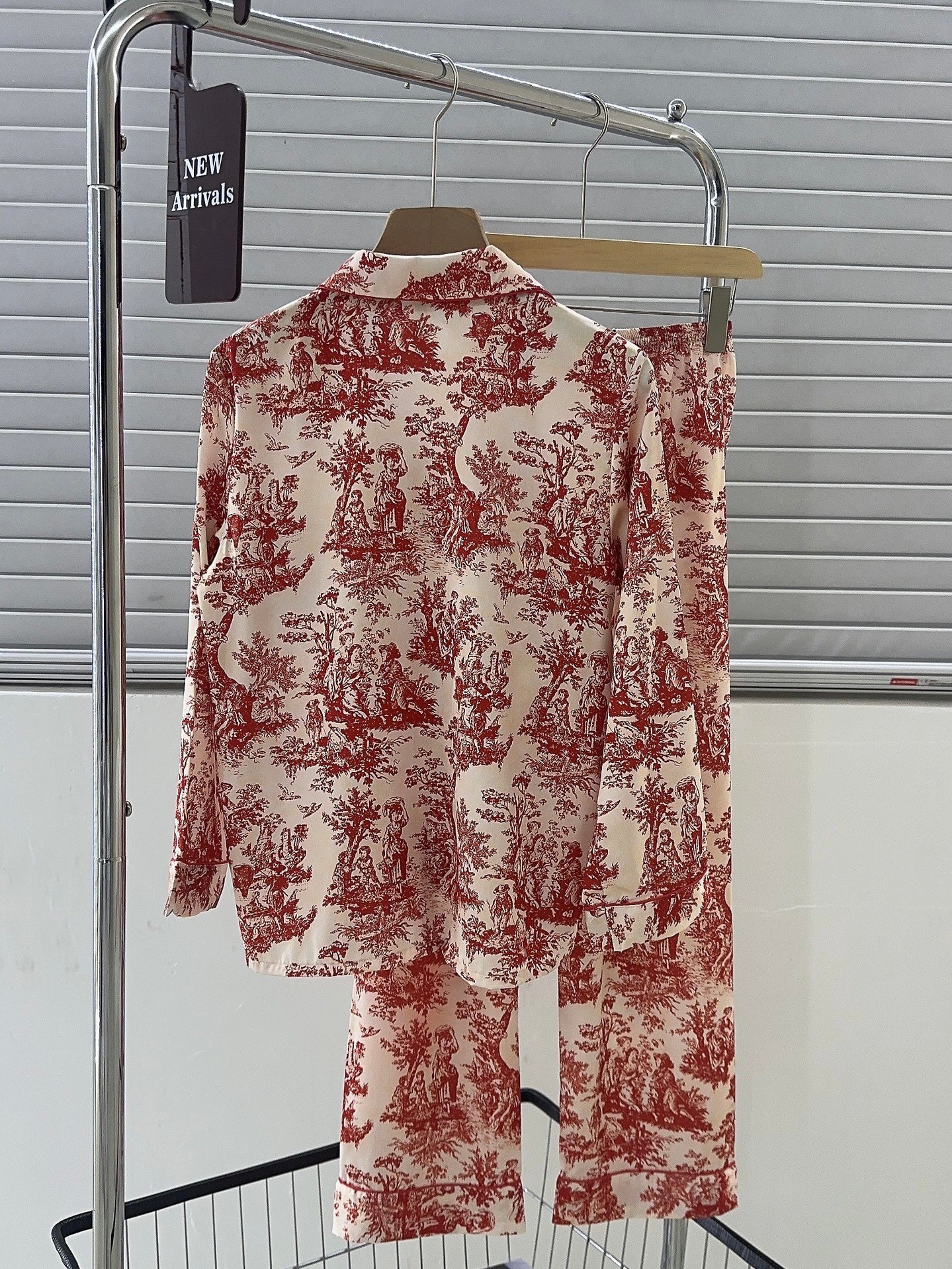 【富家千金】新年红睡衣套装Lucky Red Embroidery Pyjama