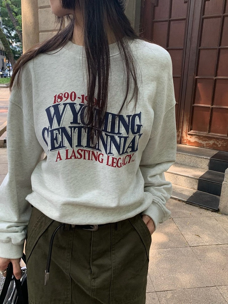 10%OFF_美式复古印花卫衣American Retro Sweatshirt