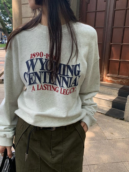 10%OFF_美式复古印花卫衣American Retro Sweatshirt