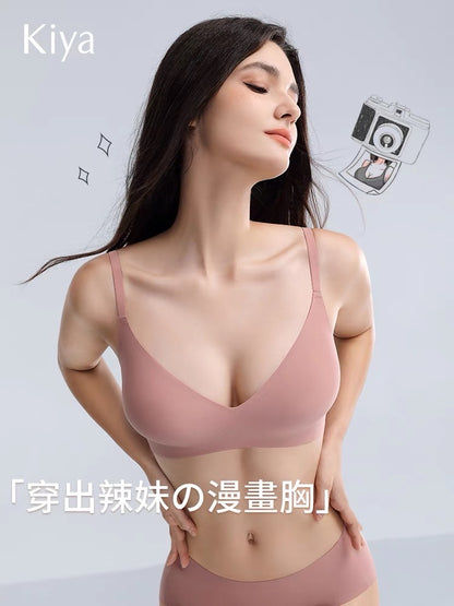 漫画身材外扩内衣Suspender Bra with Pads in Three Sizes