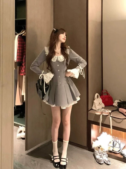 15%OFF_高级感重工连衣裙Doll Collar Dress