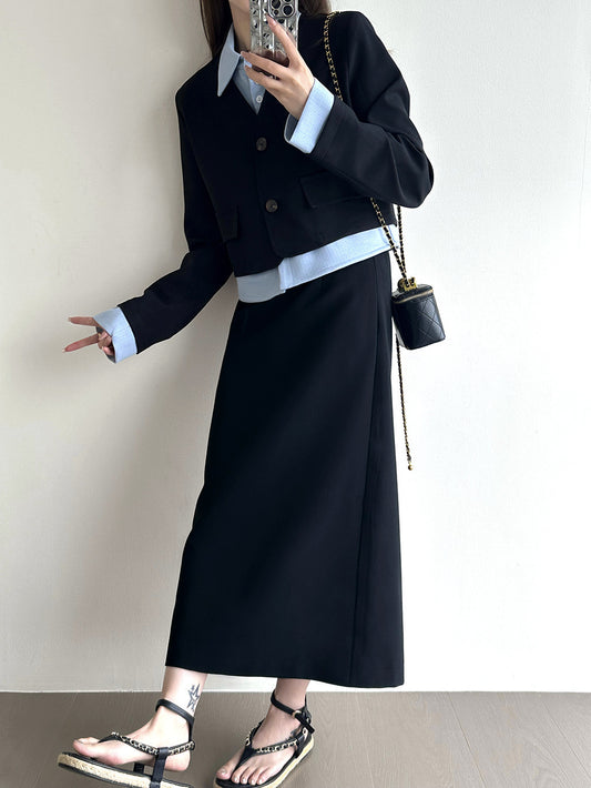 秋冬学院风套装Chic Two-Piece Set