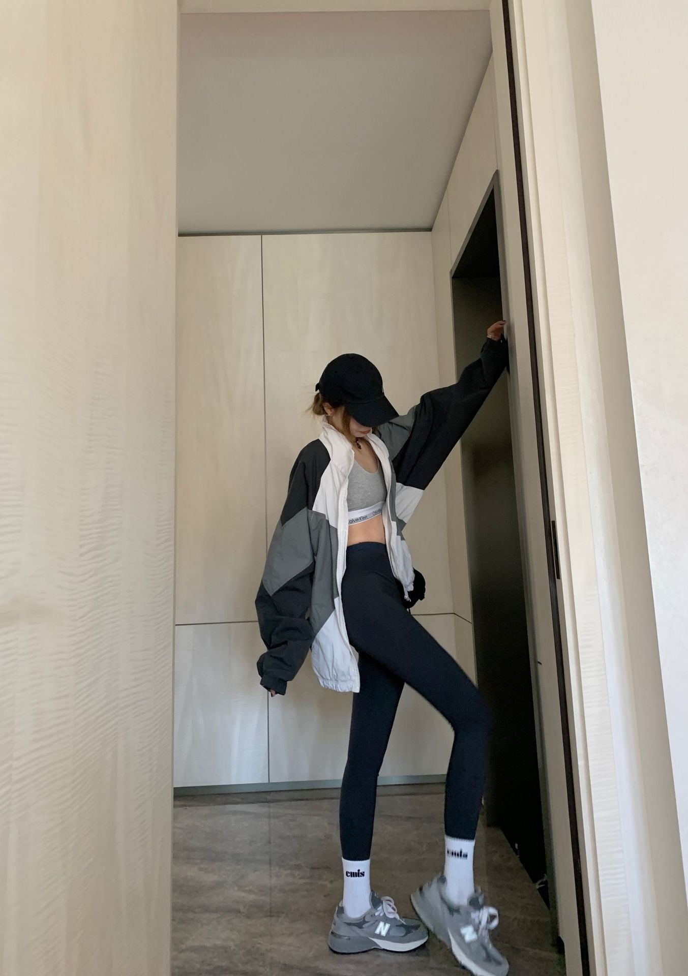 黑灰棕三色高弹瑜伽裤High-Stretch Leggings