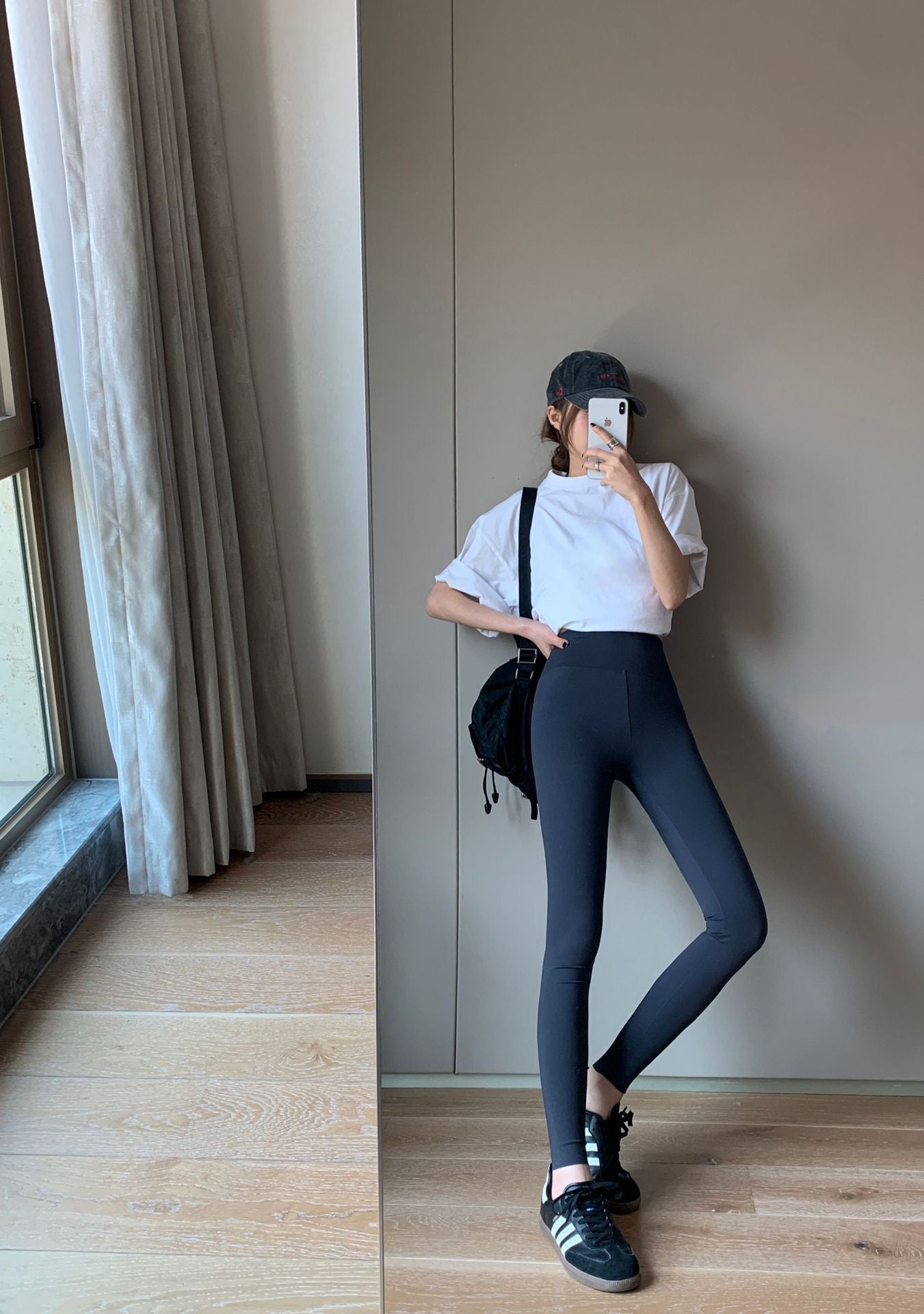 黑灰棕三色高弹瑜伽裤High-Stretch Leggings