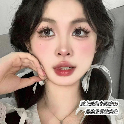 免胶水自粘假睫毛！升级懒人分段式自然睫毛Glue free self adhesive false eyelashes