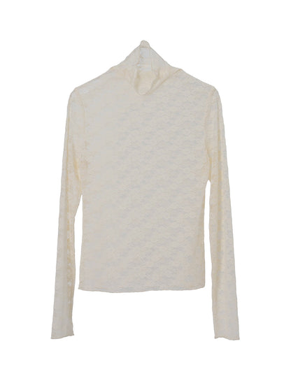 20%OFF_韩版高领气质蕾丝衫Korean high neck temperament lace shirt