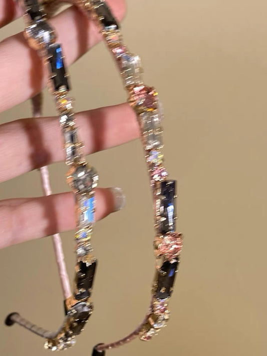 绝美彩色锆石闪钻发箍Sparkling Diamonds Hair Bands