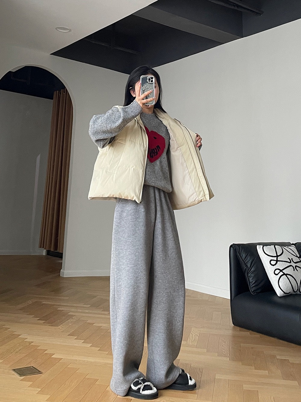 10%OFF_格雷系温柔慵懒针织套装Gray lazy knitting suit