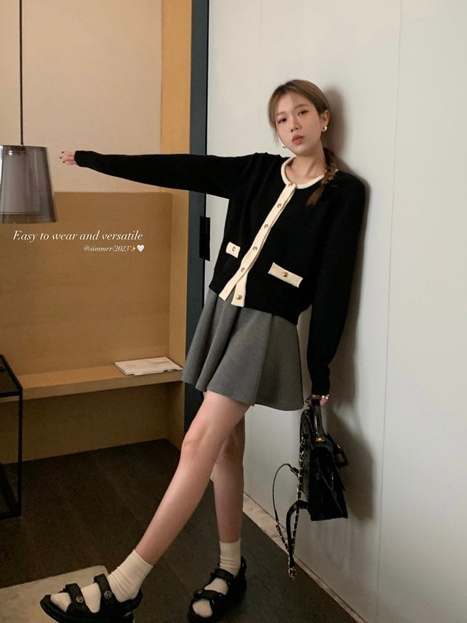 20%OFF_miu系小香大小姐开衫Little Fragrance Knitted Cardigan