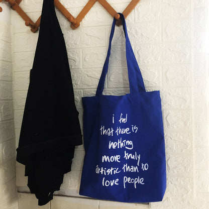 Azure "I feel" Tote Bag