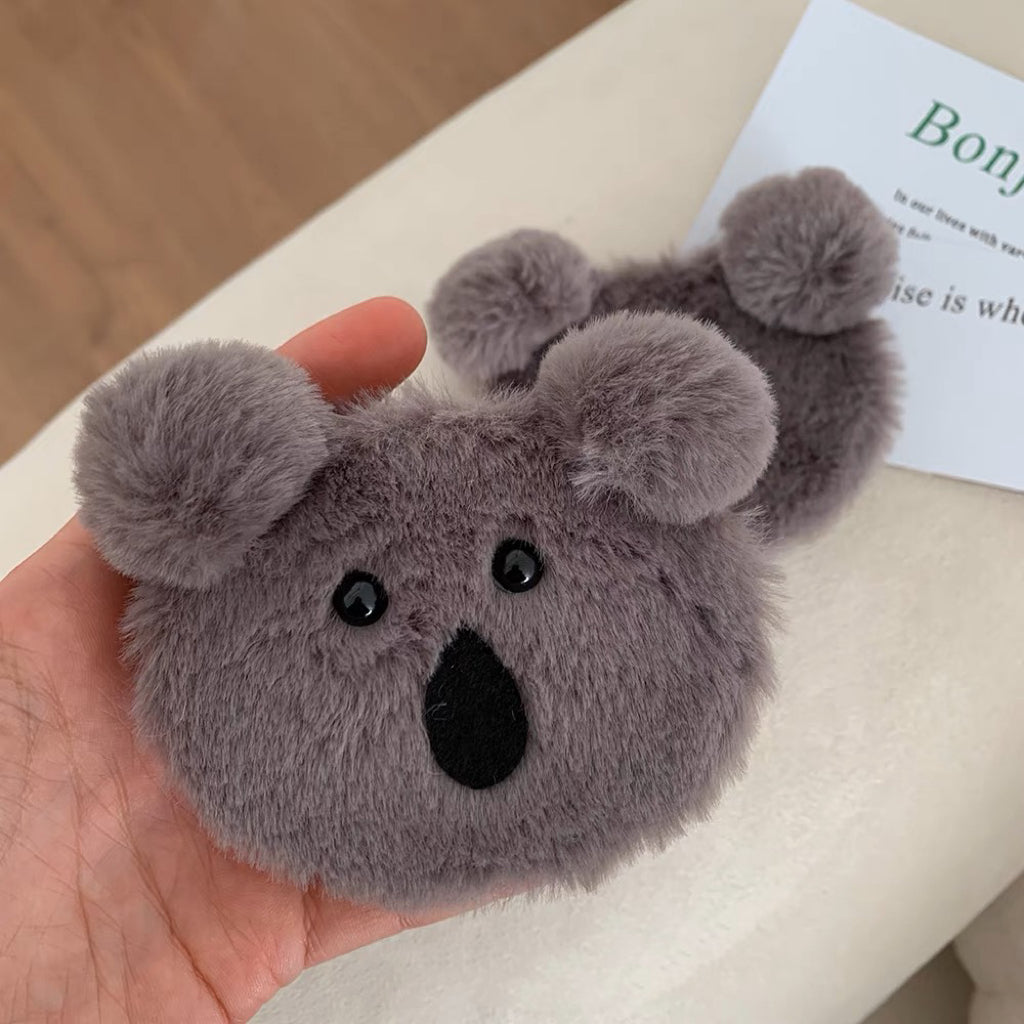 灰色考拉熊毛绒镜子Plush Koala Mirror