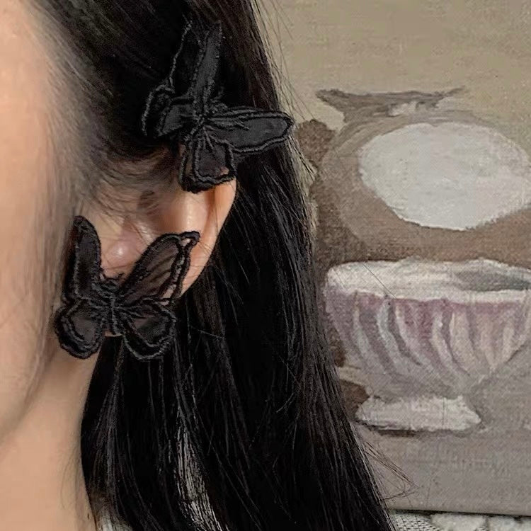 Butterfly Earrings and Earcuffs