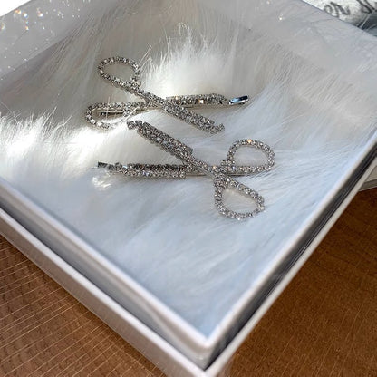 Diamond Scissors Hair Clip