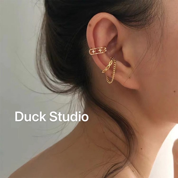 Gold Plated Ear Cuff Set