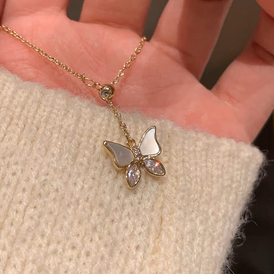 Gold Butterfly Necklace