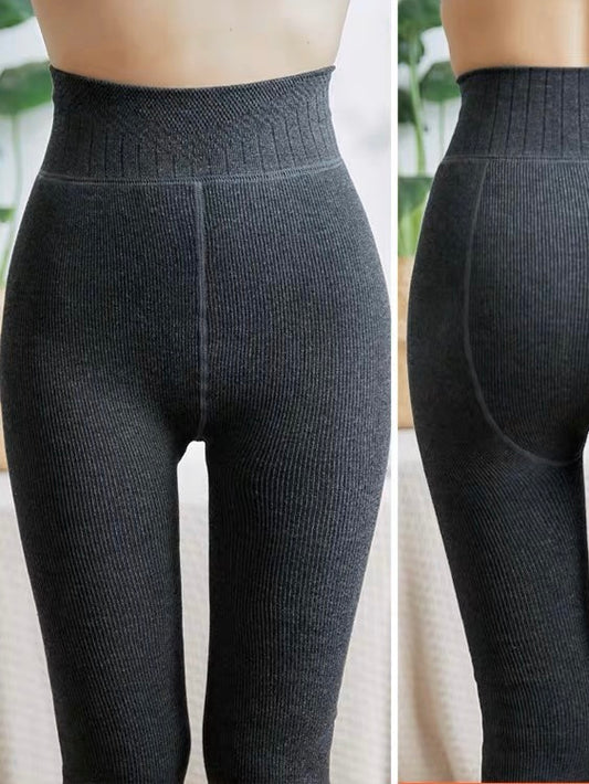 20%OFF_黑灰两色加厚打底裤Textured Fleece Leggings