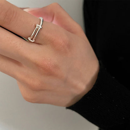 Gold and Silver Nail Ring