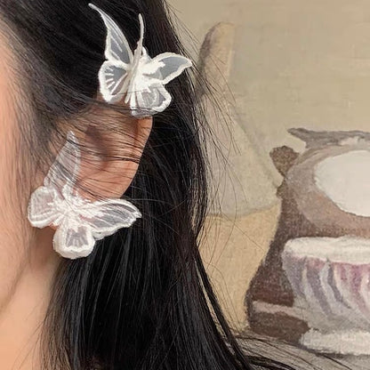 Butterfly Earrings and Earcuffs