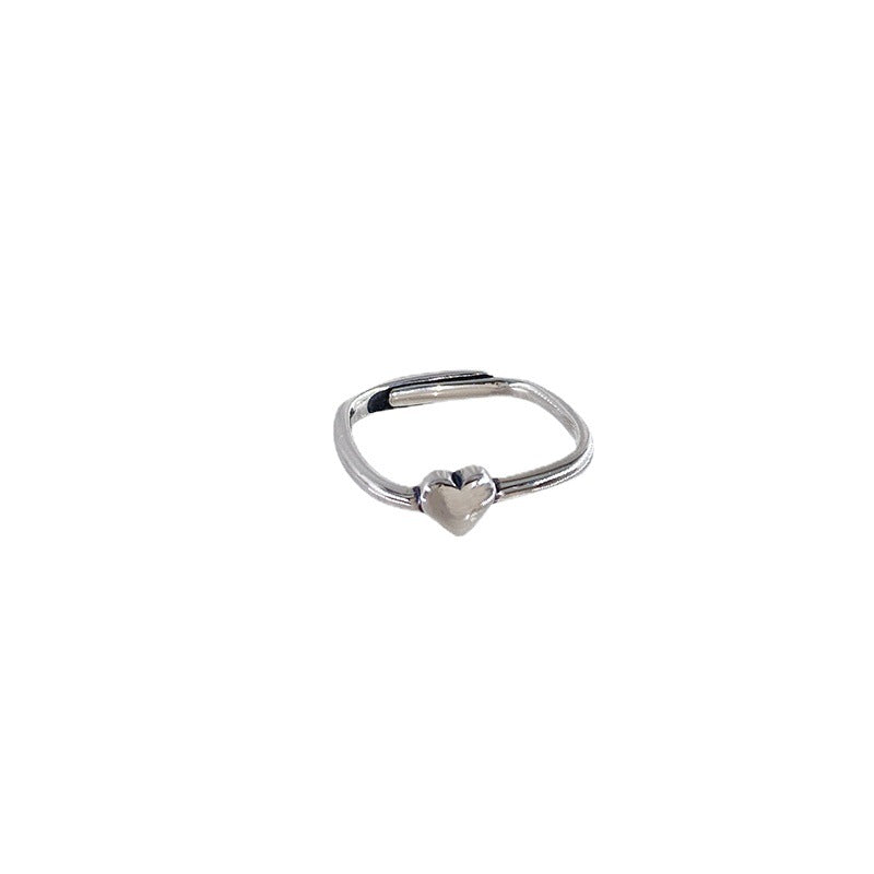 Silver Plated Heart Ring