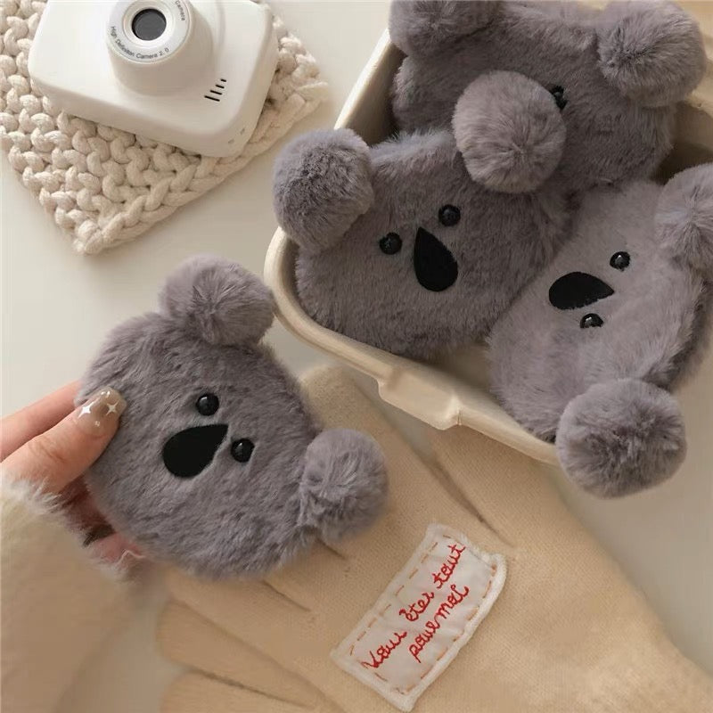 灰色考拉熊毛绒镜子Plush Koala Mirror