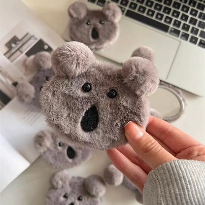 灰色考拉熊毛绒镜子Plush Koala Mirror