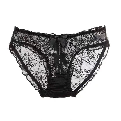 蝴蝶结蕾丝内裤Lace Knicker with Cut Out Design