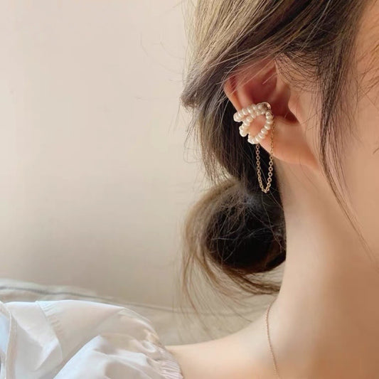 1 Piece Pearl Ear Cuff