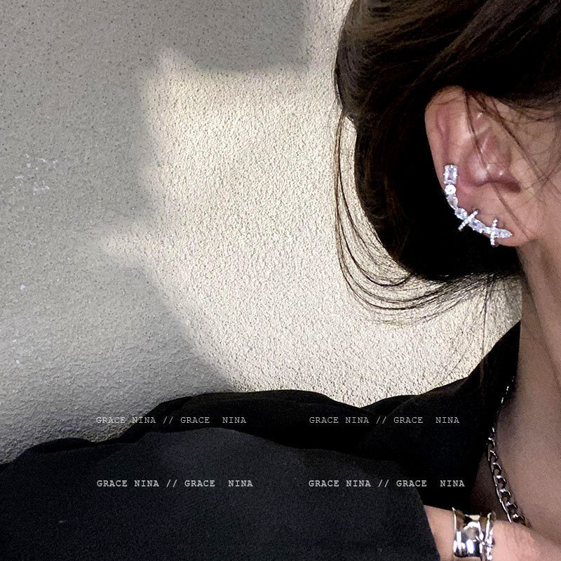 Ear Cuff with Diamonds